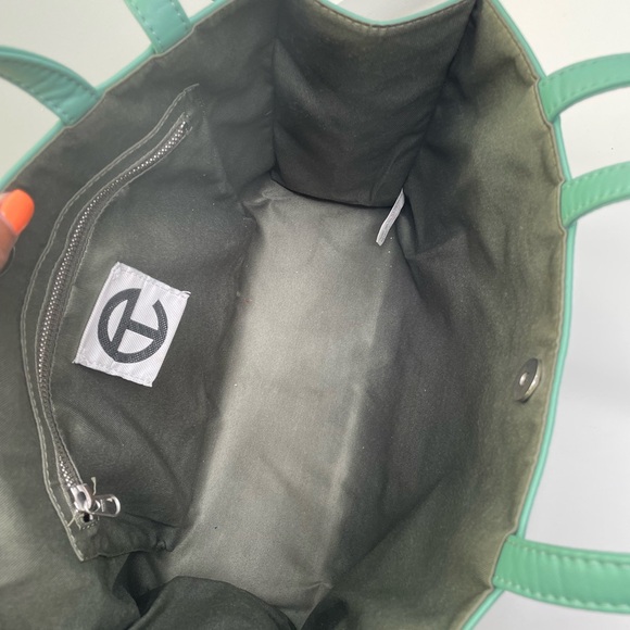 Large Sage Telfar Unisex Shopping Bag - Picture 4 of 7